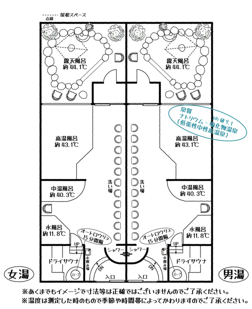 定山渓温泉旅籠屋温泉万プ