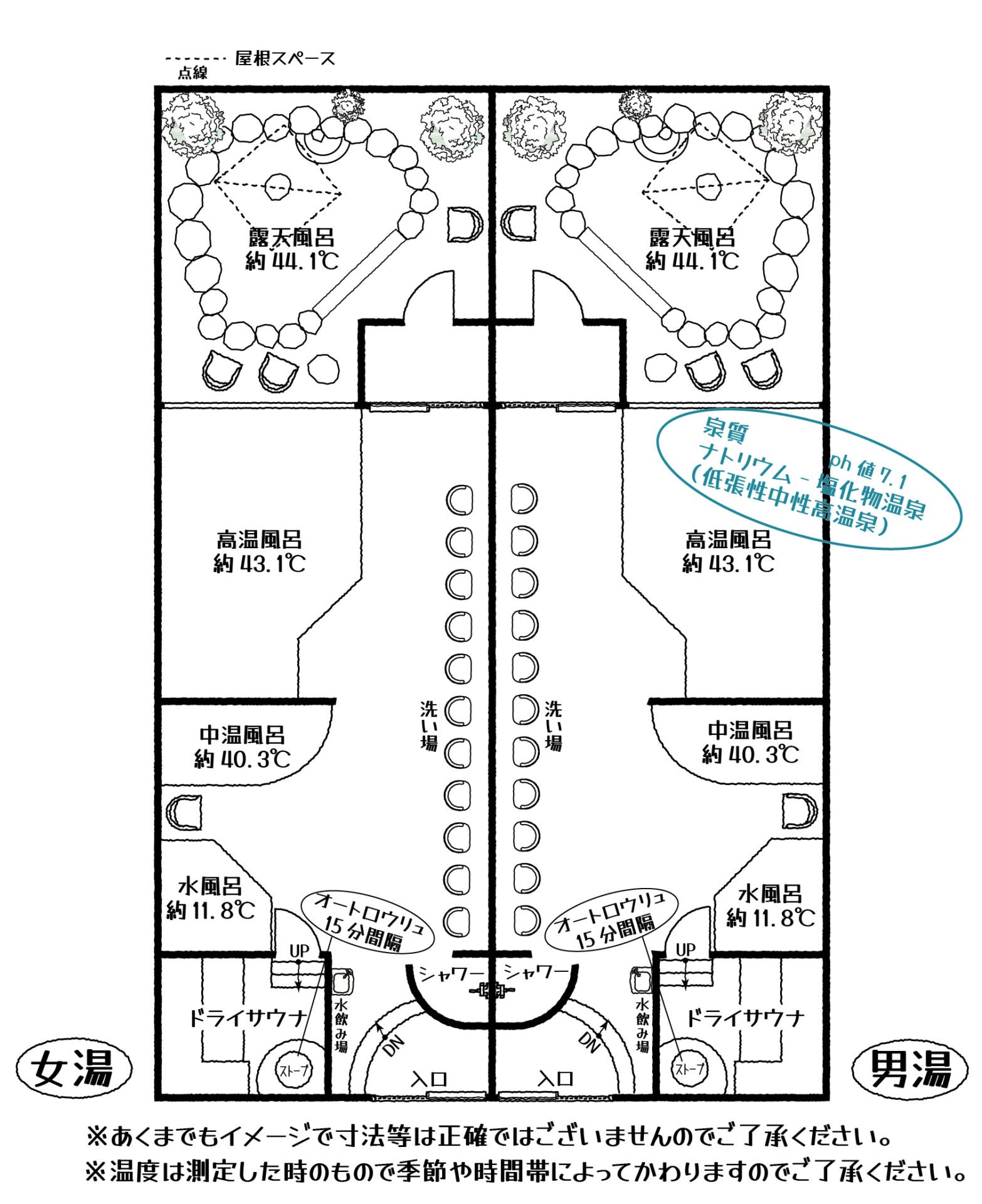 ひとめでわかる！旅籠屋（はたごや） 温泉マップ