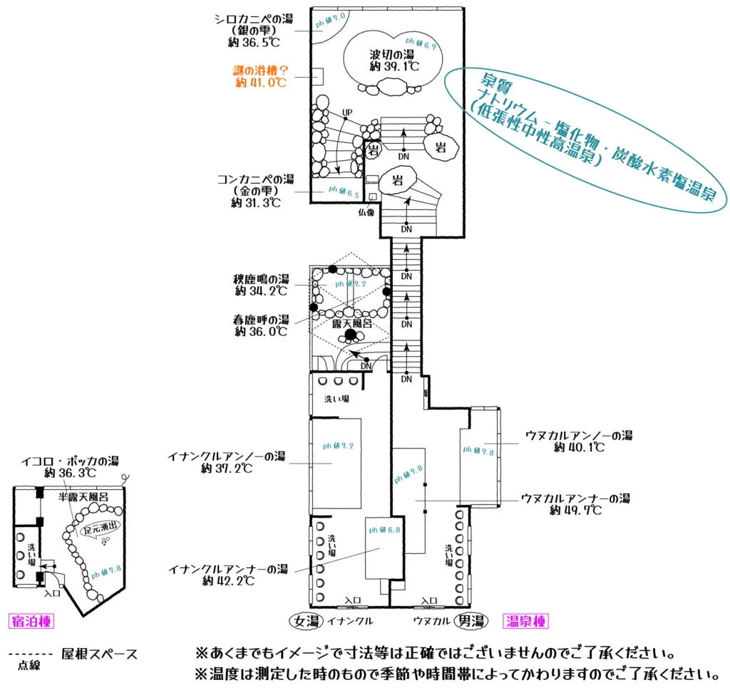 かんの温泉【温泉マップ】